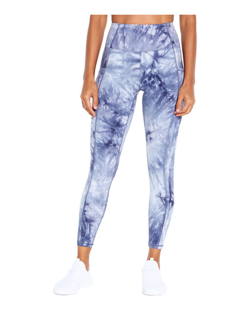 India Ink Blue 25'' Marble Cyndi Crop Legging - Women