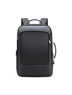 BOPAI Travel Backpack for Men Business Laptop Backpack 15.6 inch Smart Rucksack Anti Theft Backpack Large Capacity Multi-Function Backpack Office Black
