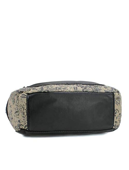 Scarleton Small Fabric Crossbody Shoulder Bag for Women, Ultra Soft Washed Vegan Leather, H1914