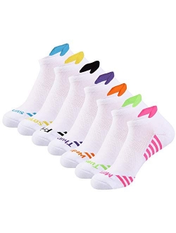 JOYNE Womens-Ankle-Athletic-Socks Low Cut Sports Running Socks 7 Pairs Days of the Week Socks