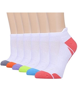 Womens Athletic Ankle Sports RunningLow Cut Tab CushionedSocks 6 Pack