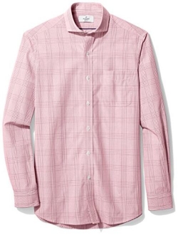Amazon Brand - Buttoned Down Men's Classic Fit Cutaway-Collar Supima Cotton Dress Casual Shirt