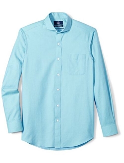Amazon Brand - Buttoned Down Men's Classic Fit Cutaway-Collar Supima Cotton Dress Casual Shirt