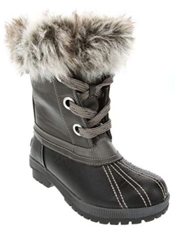 Womens Cold Weather Waterproof Snow Boots