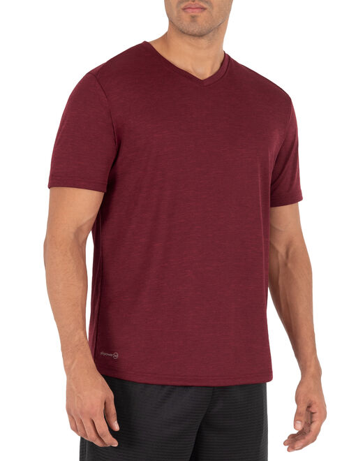 Russell Men's and Big Men's Active Fresh Force Recycled V-Neck T-Shirt, up to Size 5XL