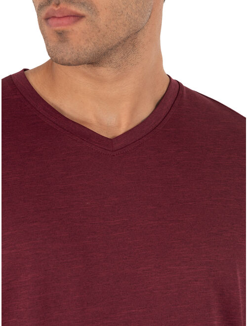 Buy Russell Men's and Big Men's Active Fresh Force Recycled V-Neck T ...