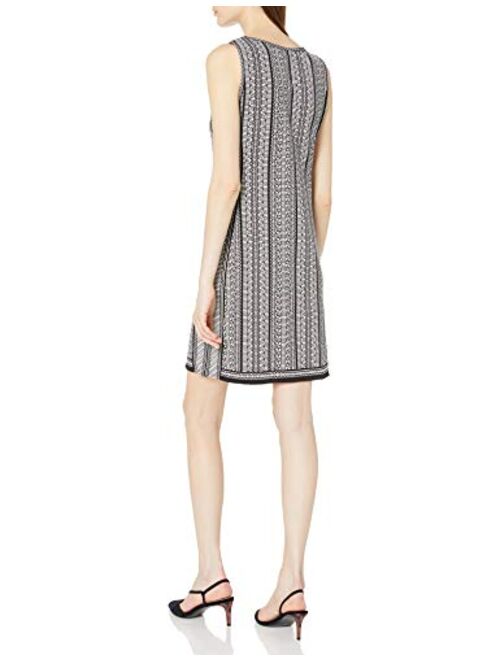 Amazon Brand - Lark & Ro Women's Jersey Sleeveless Side Slit Dress