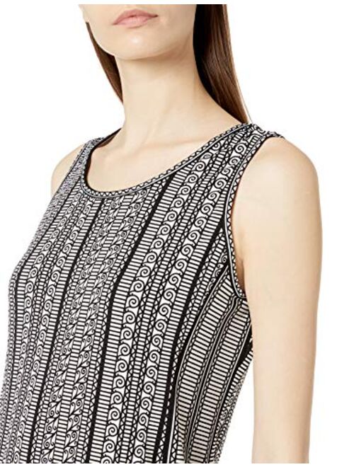 Amazon Brand - Lark & Ro Women's Jersey Sleeveless Side Slit Dress