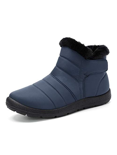 gracosy Winter Warm Mid Ankle Snow Boots