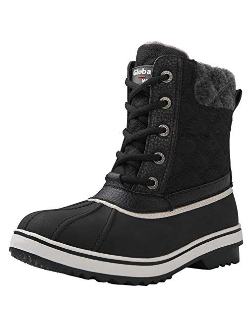 GLOBALWIN Women's Winter Ankle Snow Boots
