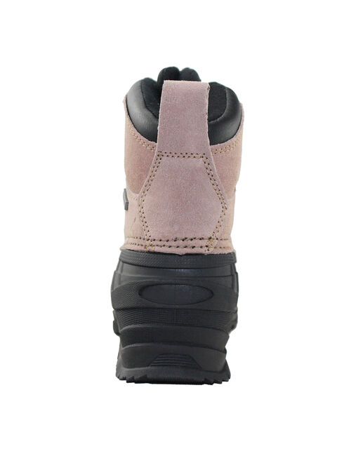 Women's Winter Boots Lace-up Insulated Snow Duck Boots Comfy Waterproof Casual Shoes Tan Boots