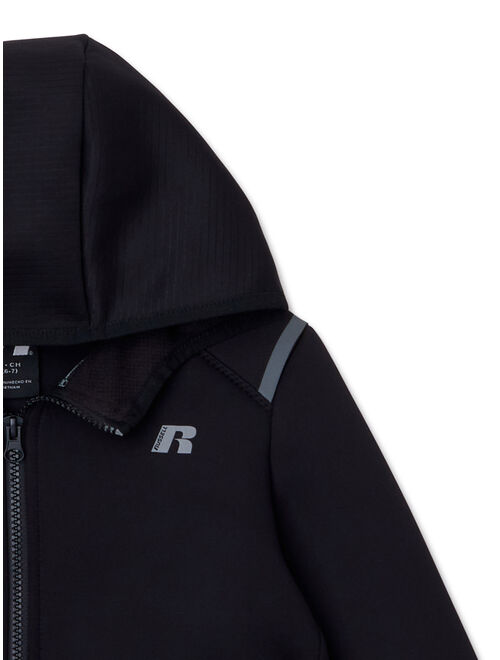Russell Boys Stretch Knit Full Zip Performance Jacket, Sizes 4-18