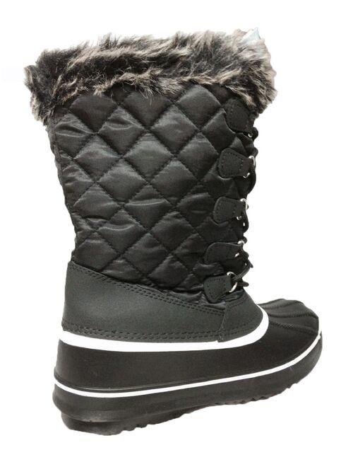 OwnShoe Aspen Waterproof Faux Fur Lace Up Nonslip Snow Boots