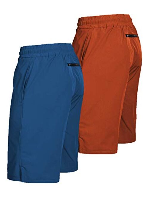 Buy COOFANDY Men's 2 Pack Gym Workout Shorts Quick Dry Bodybuilding