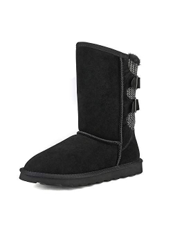 Women's Mid Calf Fashion Winter Snow Boots