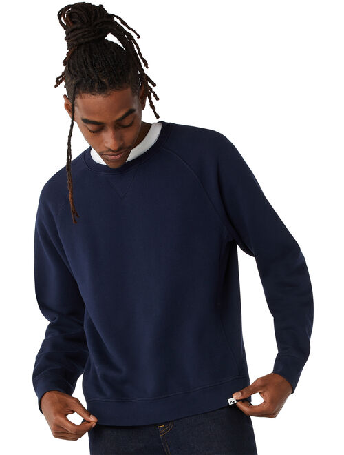 Free Assembly Men's Long Sleeve Crewneck Sweatshirt