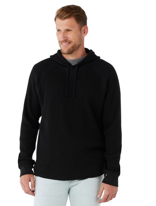 Free Assembly Men's Waffle Knit Hoodie