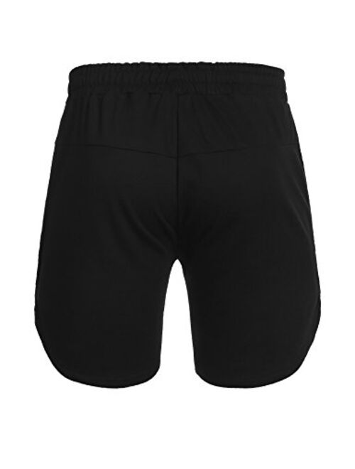 COOFANDY Men's Gym Workout Shorts Running Short Pants Fitted Training Bodybuilding Jogger with Pockets