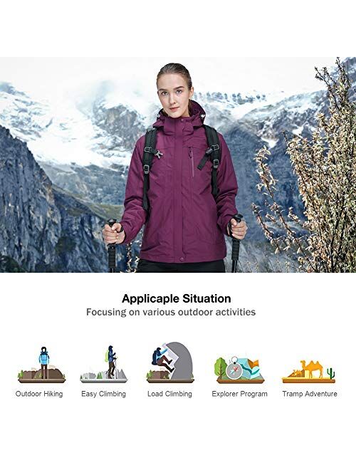 Soft Breathable Sportswear Coat for Cold Weather Walking Hiking Casual CAMEL CROWN Womens Polar Fleece Jacket Full Zip Travelling Lightweight Windproof Ladies Jacket Sweatshirt with Pockets