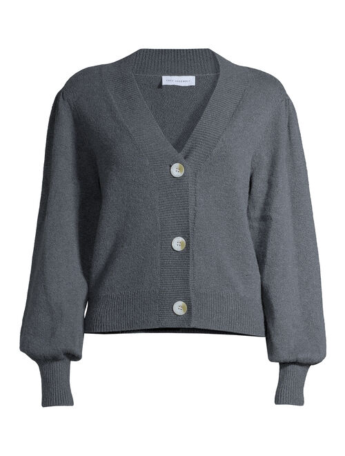Free Assembly Women’s Puff Sleeve Cardigan