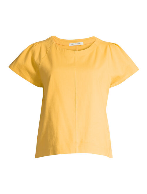 Free Assembly Women’s Flutter Sleeve T-Shirt