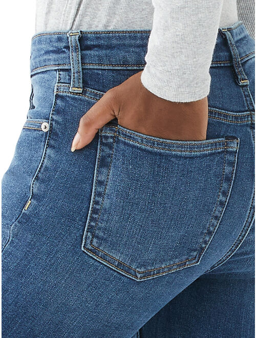 Free Assembly Women's Essential Mid-Rise Bootcut Jeans
