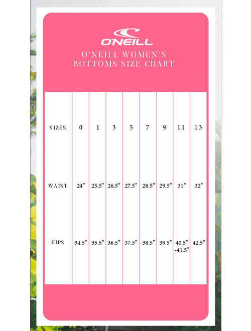 O'Neill South Pacific womens stretch boardshorts