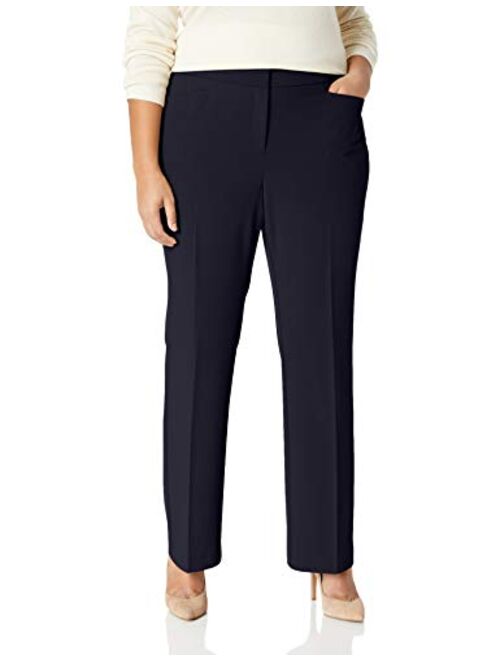 Amazon Brand - Lark & Ro Women's Plus Size Bootcut Trouser Pant: Curvy Fit
