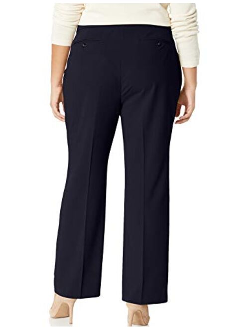Amazon Brand - Lark & Ro Women's Plus Size Bootcut Trouser Pant: Curvy Fit