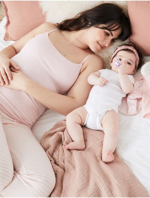Motherhood Maternity Maternity Sleep Pant - Pink/White Stripe
