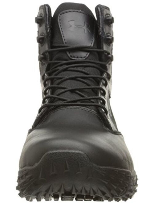 Under Armour Men's Stellar Tac - Wide (2E) Military and Tactical Snow Boot, Black/Black/Black, 2E US