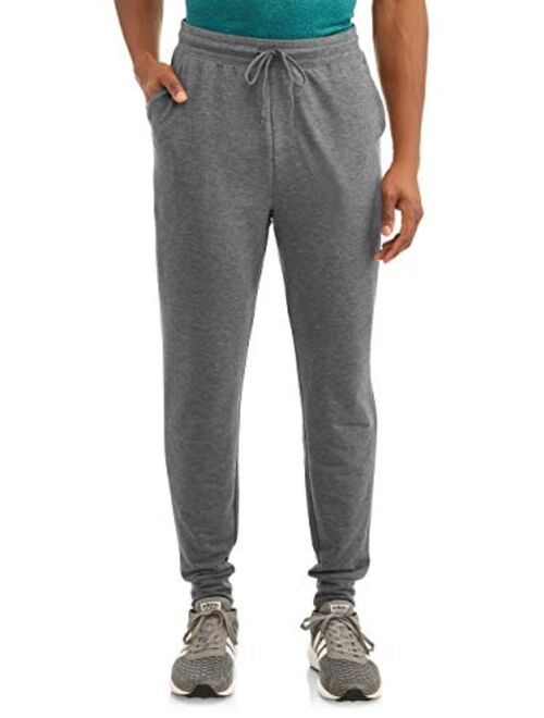 Buy Athletic Works Charcoal Gray Heather DriWorks Knit Jogger Pants ...
