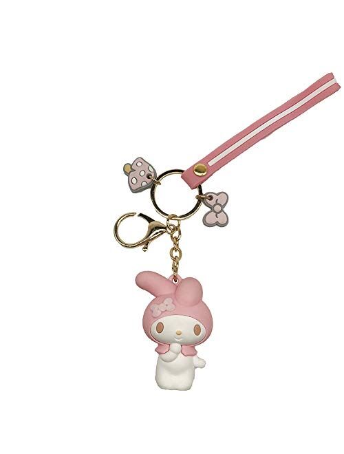 MEIPEL Cute And Fashion Keychains, Cartoon Key Ring For Purse