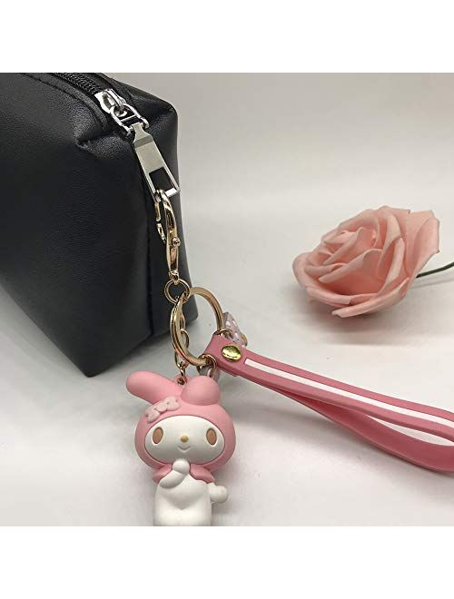 MEIPEL Cute And Fashion Keychains, Cartoon Key Ring For Purse