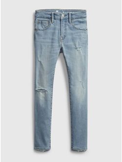 Kids Recycled Super Skinny Jeans with Stretch