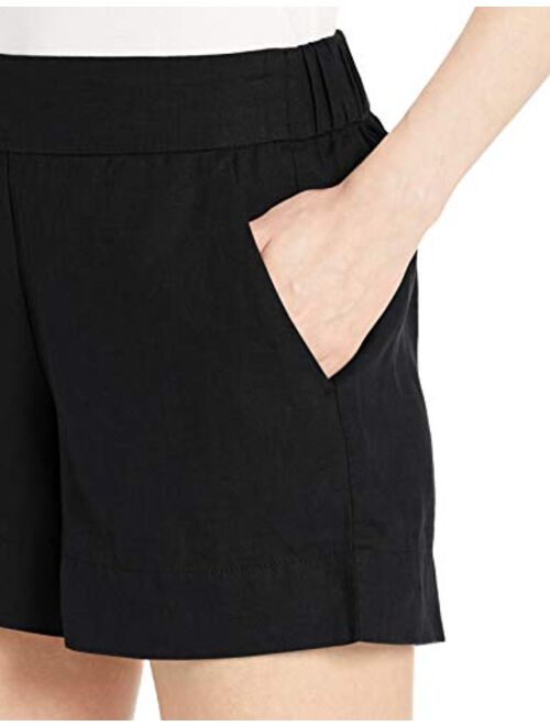 Amazon Brand - Daily Ritual Women's Linen Pull-on Short