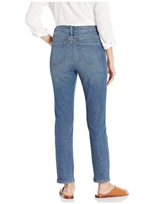 Amazon Brand - Daily Ritual Women's High-Rise Slim Straight Jean