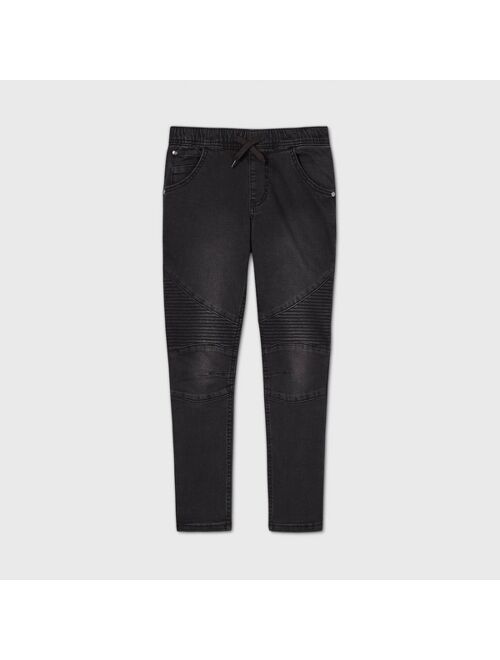 Boys' Tie-Front Skinny Jeans - art class ™ Black