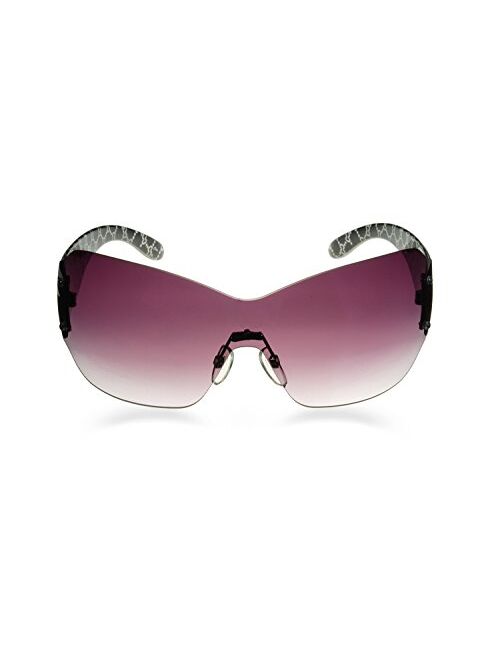BluBlocker Black/Grey Frameless Shield Sunglasses