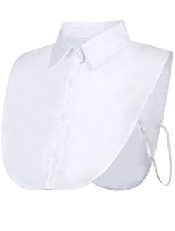 EBOOT Fake Collar Detachable Dickey Collar Blouse Half Shirts False Collar for Girls and Women