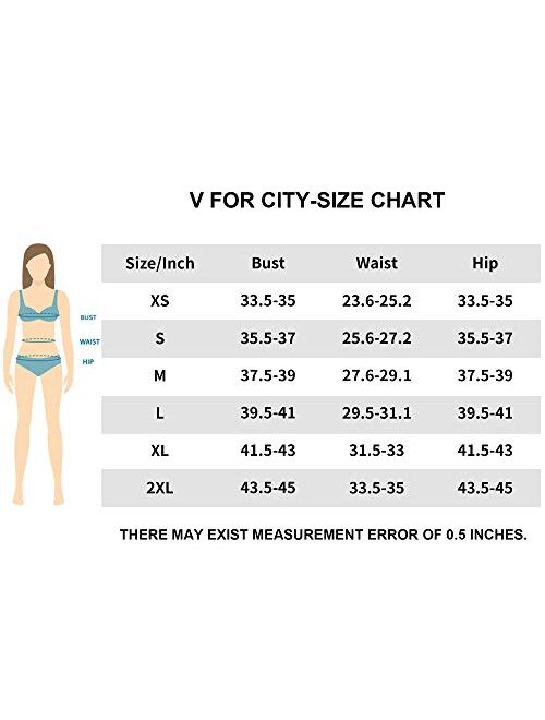 V FOR CITY Tank Tops for Women with Shelf Bra Racerback Basic Undershirt