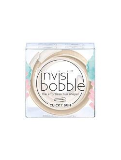 invisibobble CLICKY BUN To Be Or Nude To Be Hair Bun Donut Free