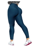 Buy Jenbou Anti Cellulite Workout Leggings for Women Ruched Butt