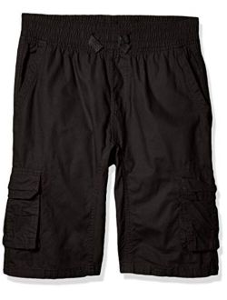 Boys' Big Belted Mini Canvas Cargo Shorts in