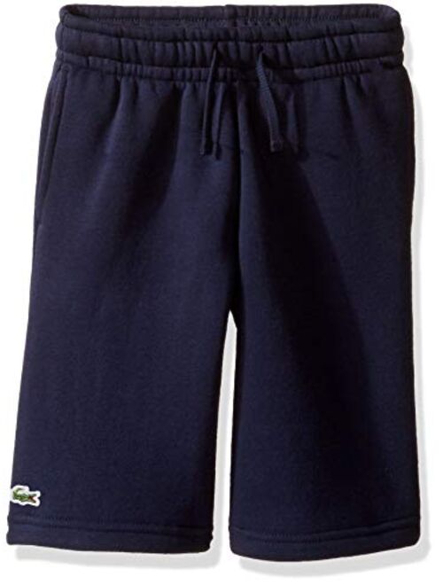Lacoste Boys' Sport Tennis Cotton Fleece Shorts