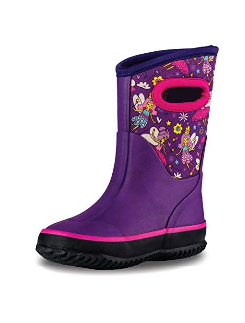 LONECONE Insulating All Weather MudBoots for Toddlers and Kids - Warm Neoprene Boots for Snow, Rain, and Muck