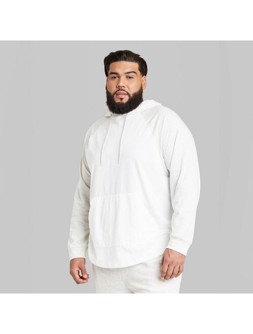 Men's Long Sleeve Raglan Hooded T-Shirt - Original Use™