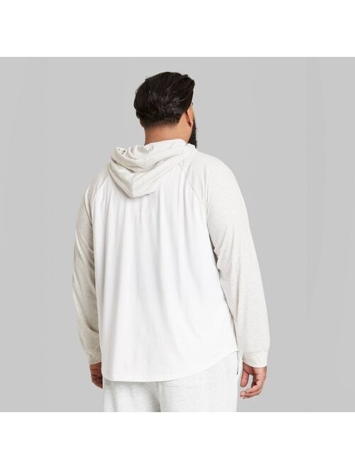 Men's Long Sleeve Raglan Hooded T-Shirt - Original Use™