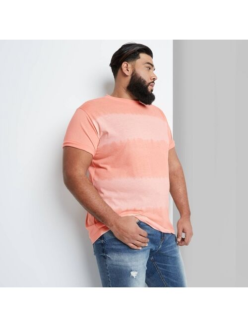 Men's Rolled Collar Knit T-Shirt - Original Use™ Pink