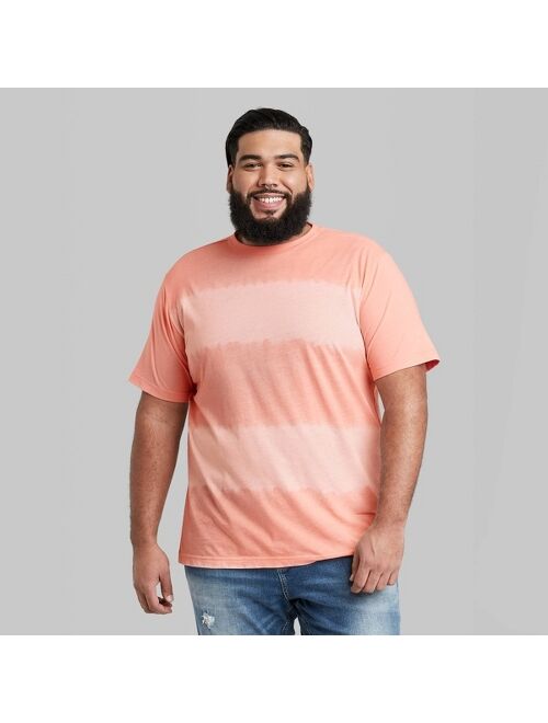 Men's Rolled Collar Knit T-Shirt - Original Use™ Pink